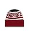 NFL Arizona Cardinals Biggest Fan 2.0 Cuff Knit Beanie, One Size, Brick