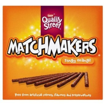 Quality Street Matchmakers Zingy Orange 10X130G