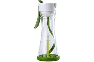Rehomy Salad Dressing Mixer Bottle- Pressing& Pour Salad Dressing Mixer- Pressing Cup for Salad Dressing Juice Storage Ketchu