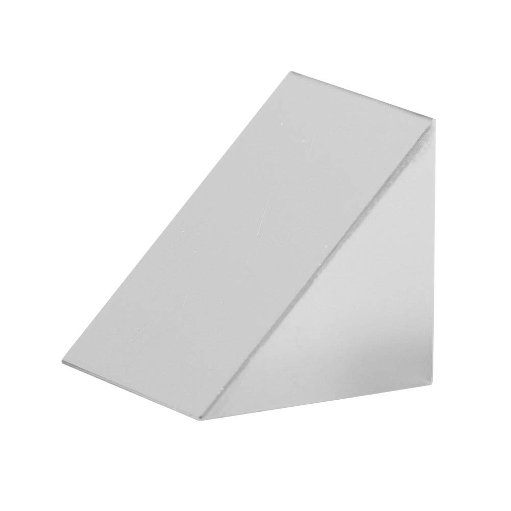 Crystal Triangular Prism K9 Optical Glass Triangular Prism for Teaching Light Spectrum Glass (15 * 15 * 15)