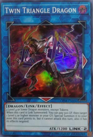 Yu-Gi-Oh! - Twin Triangle Dragon - OP08-EN006 - Super Rare - Unlimited Edition - OTS Tournament Pack 8