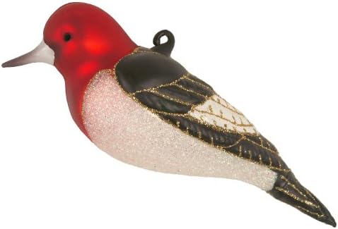 Cobane Studio LLC COBANEC405 Red Headed Woodpecker Ornament