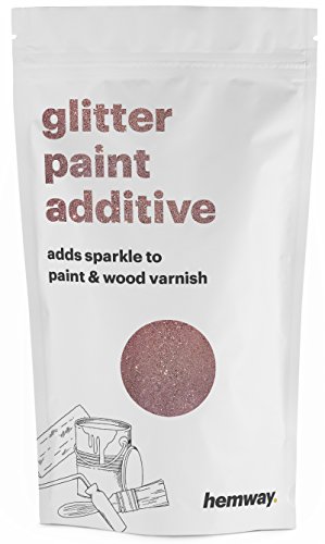 Hemway (rose gold) glitter paint additive crystals 100g…