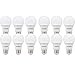 SYLVANIA LED A19 Light Bulb, 60W = 8.5W, Non-Dimmable, Frosted Finish, 800 Lumens, 2700K, Soft White - 12 Pack (74469)