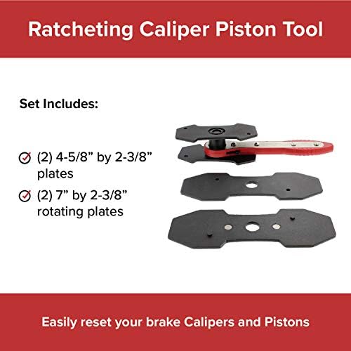 ABN Ratcheting Caliper Piston Tool 4 In 1 Disc Brake Caliper