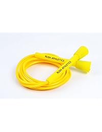 RUSH ATHLETICS Speed Rope - Mejor para boxeo MMA Cardio Fitness Training - Condición de agilidad de velocidad - Cuerda de salto ajustable de 9.8 ft se vende