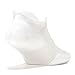 Feetures High Performance Max Cushion Ankle Sock - No Show Socks for Women & Men with Heel Tab - White, L (1 Pair)
