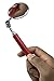Bastex Telescoping Inspection Tool. Includes 2” Round Adjustable Mirror and Extends up to 33 Inches - Red