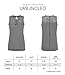 URBANCLEO Womens Floral Lace Trim Tank Top- Various Colors