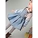 MonkeyJack Adorable Doll Pocket Designed Suspender Dress for 12'' Takara Blythe Dolls Accessories Denim Blue