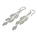 NOVICA Artisan Handcrafted .925 Sterling Silver Dangle Earrings | Leaf Design Earrings | Jewelry Dangle Earring | Stainless Steel Dangle Earrings | Handmade Leaf Dangle Earring | Thailand Themed