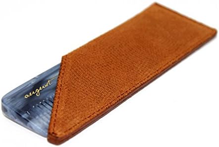 Soft Suede Case for Luxury Comb (Vanity, Green Suede)