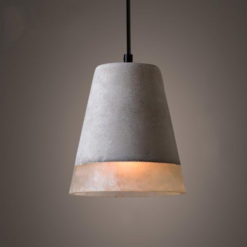 KMYX Nostalgic Cement Creative Personality Restaurant Lamps Art Resin Ceiling Lamp Cafe Bar Pendant Lights Safe E27 Socket (Excluding Bulbs) (Color : Style A)