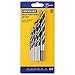 COMOWARE Extra Long Brad Point Drill Bit Set - 300mm Carbon Steel Wood Drill Bit Set for Hardwood, Plywood, Plastic, Aluminum, 7Pcs | 1/8'', 3/16'', 1/4'', 5/16'', 3/8'', 7/16'', 1/2'' (6 Pcs)