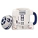 STAR WARS Mug - R2-D2 3D Ceramic Coffee Mug with Removable Lid - 8 oz