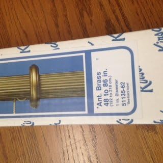 Amazon Com Kirsch Chateau 1 Decorative Traverse Rod 51135 Ant