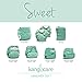 Kanga Care Rumparooz Cloth Diaper Reusable One Size Pocket Diaper with patented Inner Double Gusset 2 pcs Microfiber Insert Soaker (6-40+ lbs) - Sweet