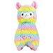 SZTLAE Christmas 17cm Rainbow Alpaca Soft Stuffed Animal Plush Doll Toy For Kid Birthdays New Year Gift