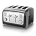 BLACK+DECKER 4-Slice Toaster, Stainless Steel, T4030 primary