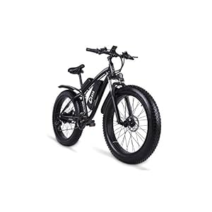 CEAYA Electric Bikes for adults, E bikes for men, Fat Tire Electric Bike With 4.0 * 26,Electric Mountain Bike with Back…