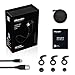 Bluedio TE (Turbine) Bluetooth 4.1 Wireless Sports Headphones, Sweatproof Running Earbuds with Mic (Black)