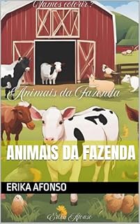 Livro Animais da Fazenda (Vamos Colorir?)