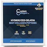 Collagen Peptides | Hydrolyzed Gelatin 5lb (80oz) Box - CLEAN COLLAGEN® -Pasture Raised - Grass Fed - Paleo - Non GMO - High Protein - Highly Soluble - Kosher - Unflavored Powder