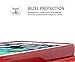 Navor Flip Wallet Book Case [Removable Wrist Strap] [Kickstand] for iPhone 5 / 5S / SE - Red (IP5ORD)