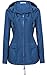 Meaneor Women's Hooded Lightweigt Waterproof Rainwear Outdoor Long Slim Raincoat
