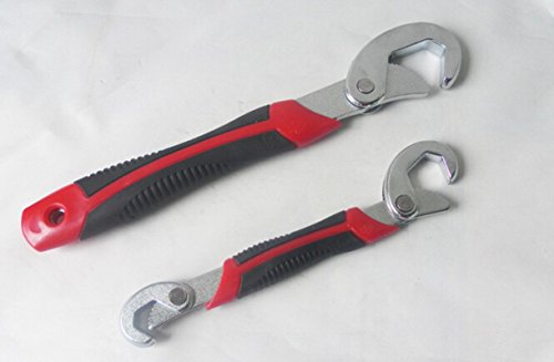 CHENGYIDA 2 piece set Multi-function Universal Quick Snap'N Grip Adjustable Wrench Spanner