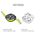 Retractable Lightning Cable, FLOVEME 2 in 1 Extension 3.3ft Flexible Charging Data Sync Micro USB Charger Cord for iPad iPhone X 8 7 6 6s 5 5s SE Samsung S6 S7 Edge S8 Plus Note 5 LG HTC, Green