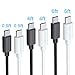 CableCreation Micro USB Charging Cable, 6-Pack(0.5/0.5/4/4/6/6ft) High Speed USB to Micro USB Charging Cord Compatible with Fire TV Stick, S7, HTC, LG, Chromecast, Power Bank (White & Black)