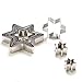 Star Cookie Cutters -Cattrees 10 PCS Star Shaped Cookie Cutters Set Stainless Steel Biscuit Cutters Set,Donut Cookie Cutter Set, Nest Star Shaped Fruit Cutter Set, Sandwich Cutter Set