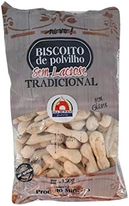 Snack Sem Lactose Biscoito De Polvilho 8 Unid 150g Cd