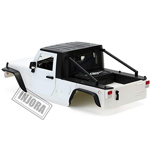 INJORA RC Car Pickup Unpainted Body Shell 12.3in 313mm Wheelbase