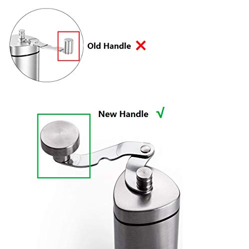 Allen Neue manuelle Kaffeemühle mit Upgrade - Handkaffeemühlen aus Edelstahl mit verstellbarem Keramikgrat… – Bild 4