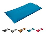Unscented Eye Pillow - Migraine, Stress & Anxiety Relief - #1 Stress Relief Gifts - Made In USA, Lifetime Warranty! (Turquoise - Organic Cotton)