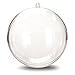 Darice 1105-89 Plastic Ball Ornament, 140mm, Clear - Pack of 2