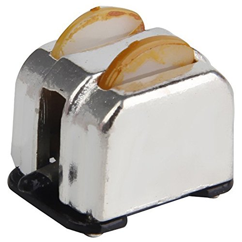 Slendima Bread Maker Toast Cake Mould Miniature Ornament Babyroom DIY Decoration for Dollhouse Accessories