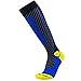 Pure Athlete Wool Ski Socks Women, Men – Warm Merino Skiing, Snowboard Winter – Shin Padding