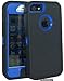 Lucky 3308685 Body Armor Defender for Iphone 5 and 5S - Black on Blue
