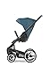 Mutsy Igo Lite Stroller, Black/Aqua