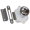 Chrome-plated-Brass-Push-Button-Cabinet-Rim-Latch-Boat-Caravan-Rv-Five-Oceans