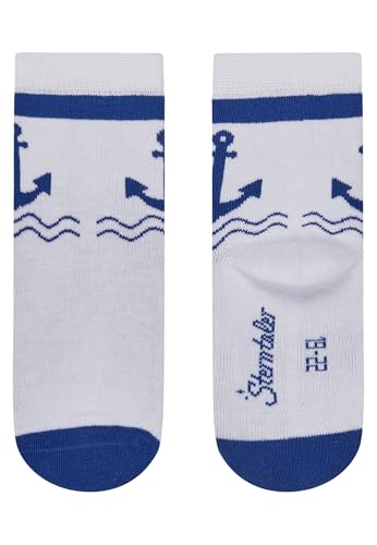 Sterntaler Socken 3er Anker Calcetines con 3 anclas Unisex bebé