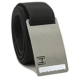 MagBelt - Magnetic Adjustable Belt with Buckle. No Holes. Perfect fit.