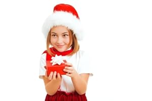 LYLIN Christmas Hat for Adults Kid, Santa Hat, Xmas Party Hat Red, Unisex Velvet Classic Hat for Xmas New Year Party Headwear