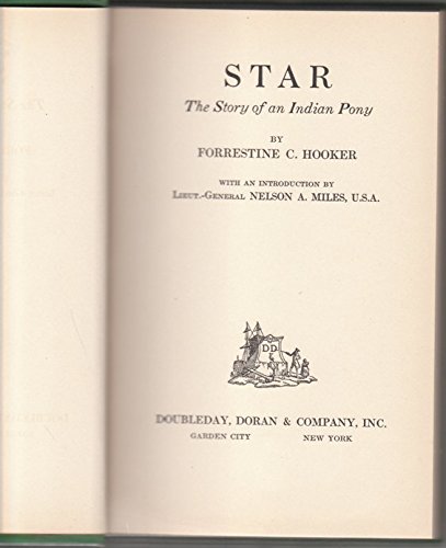 Star The Story Of An Indian Pony Forrestine C Hooker - 