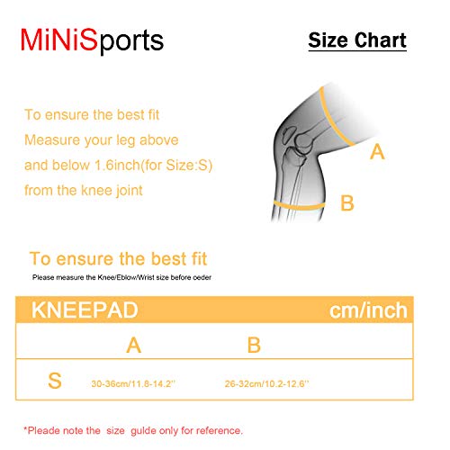 image for MiNiSports Kids/Youth Knee Pad Elbow Pads Guards Protective Gear Set f