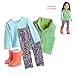 American Girl Z Yang Rainy Day Outfit for 18