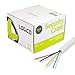 LOGICO Best 500ft 22/4 Unshielded CCA Security Alarm Control Wire Stranded PVC Jacket White